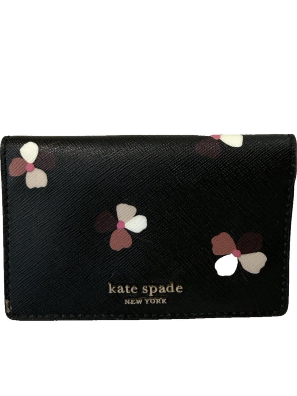Kate Spade Cameron Dusk Buds Ditsy credit card wallet